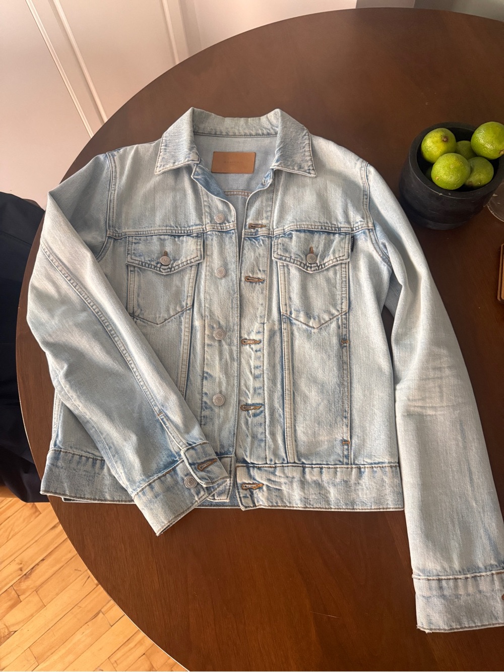 Sandro Light Blue Denim Jean Jacket
